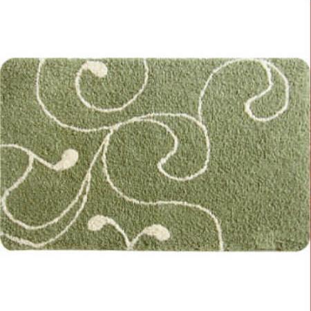 Коврик для ванной комнаты IDDIS Flower Lace 60*90 см микрофибра green (412M690I12)